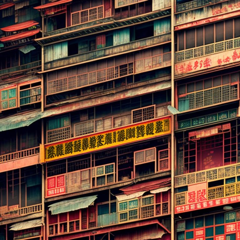 sethmillstein: incredibly detailed illustration of kowloon walled city