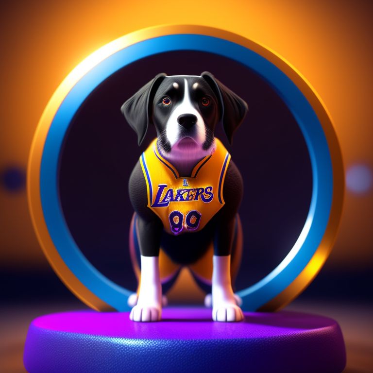 lakers puppy jersey