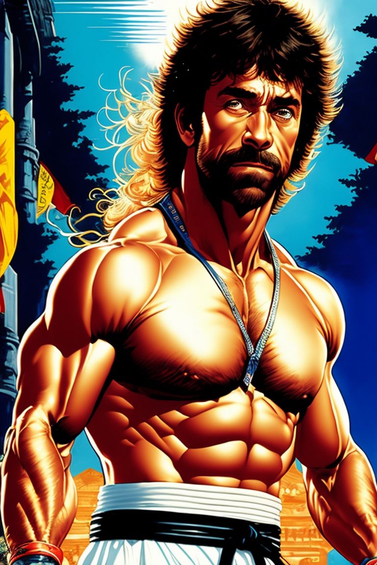 BEST. COVER. EVER. (Chuck Norris!), in Steve Kro's covers Comic Art Gallery  Room
