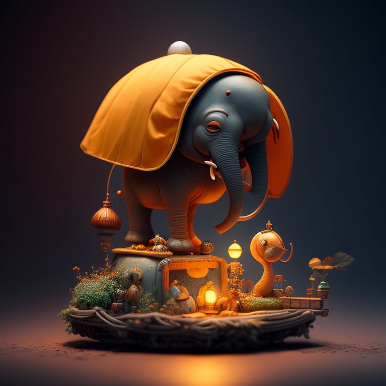 Laughing Elephant
