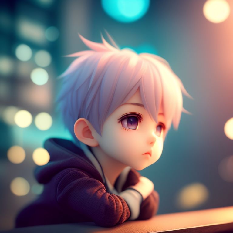 cute cartoon boy anime