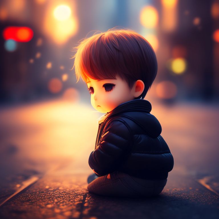 Sad sales doll boy