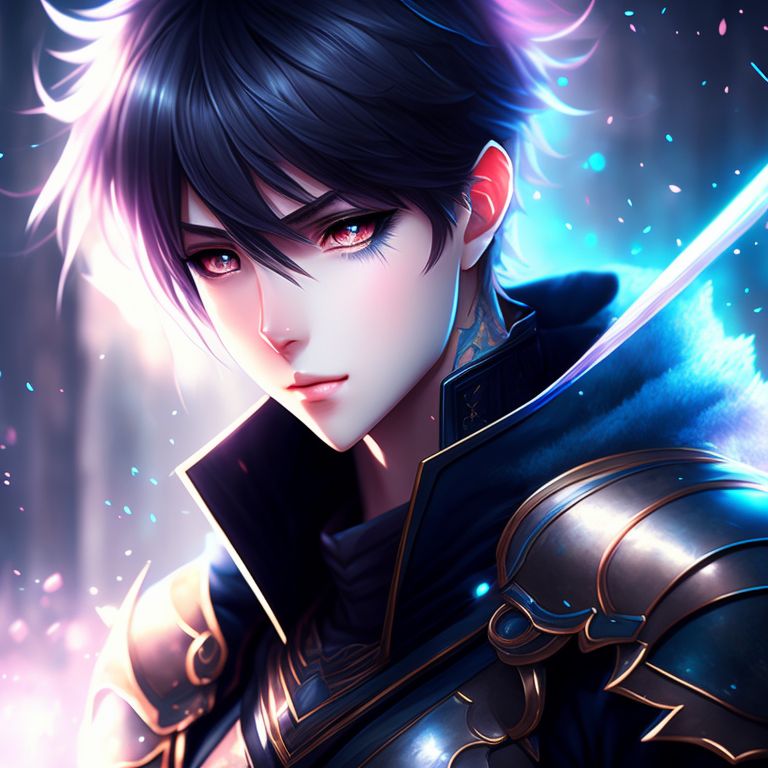 anime boy with black hair wallpaper