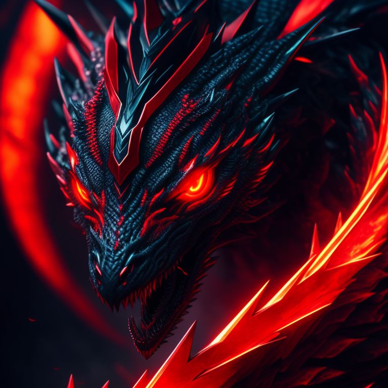 red eyes darkness dragon