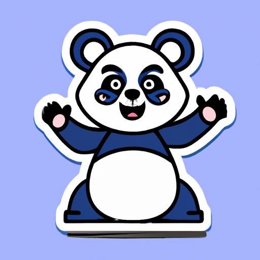 Cute Panda Clipart SVG, Panda Bear Kawaii Stickers PNG SVG