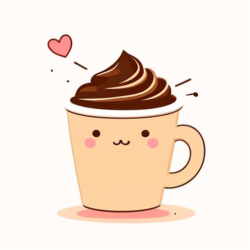 cute coffee cup drawing