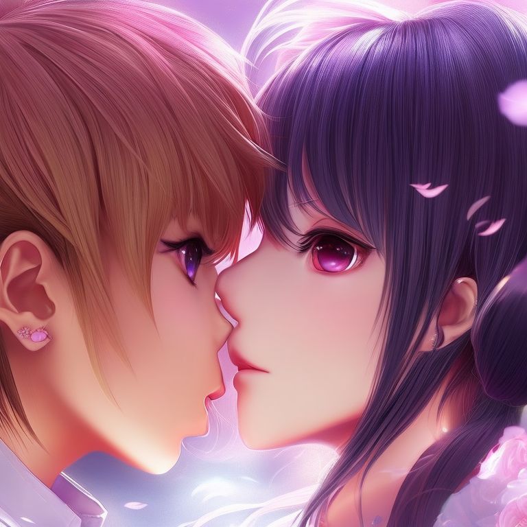 mad-swallow769: natsuki and sayori from the game doki doki literature club  tongue kissing each other