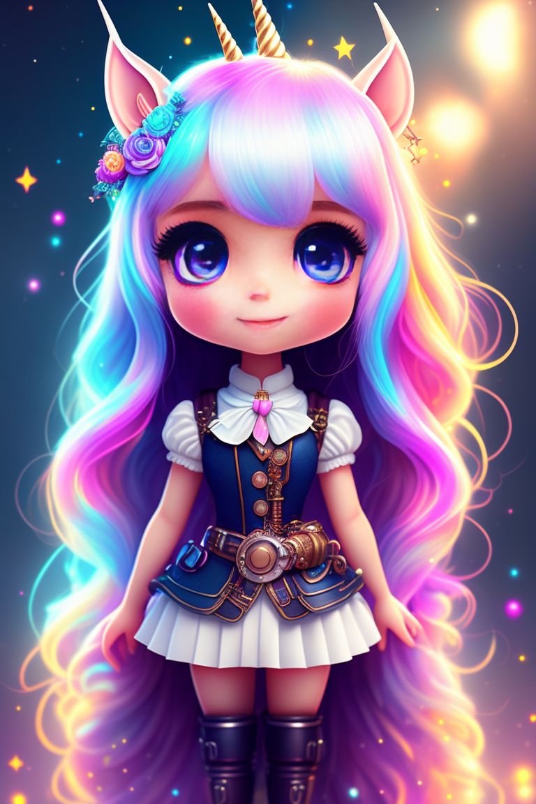 cute chibi unicorn