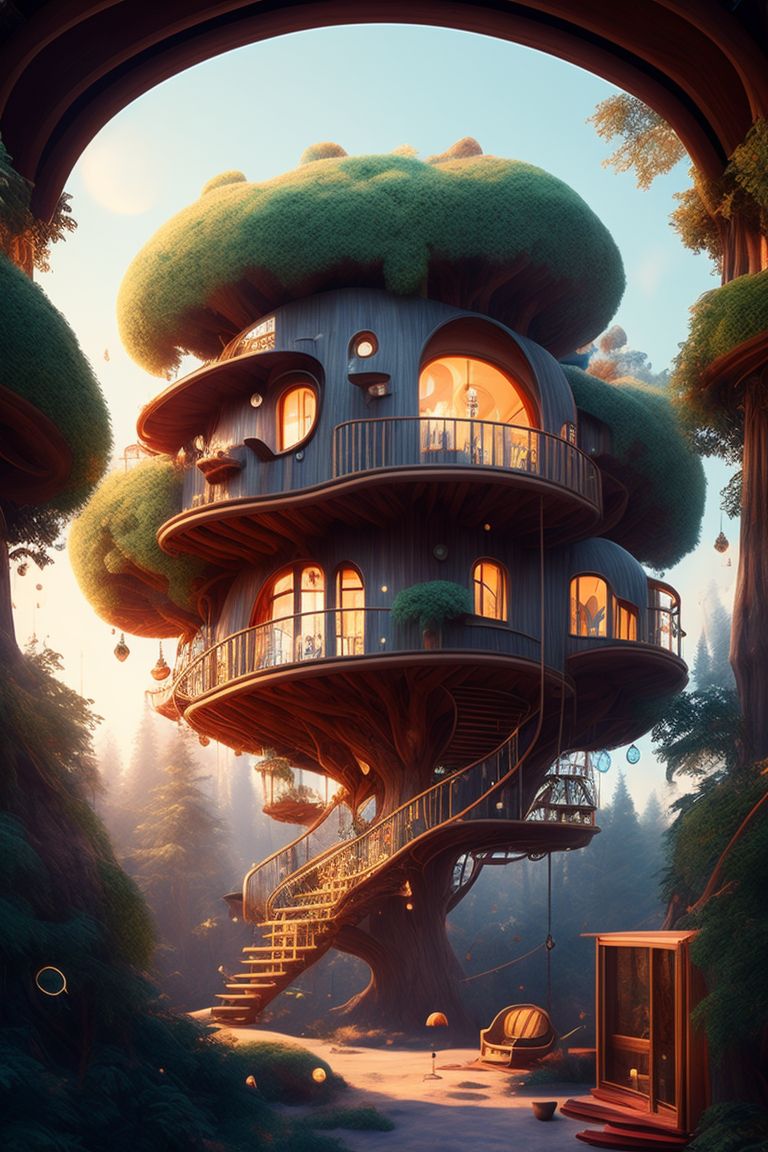 addison: Inside of a treehouse