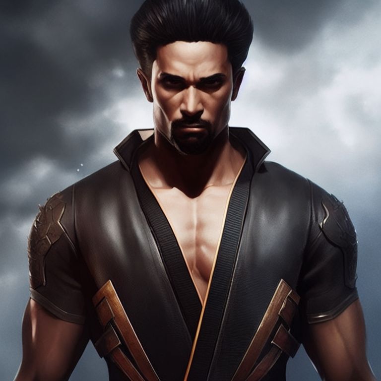 hows andro tate , a martial artist, standing in a dojo surrounded by weapons and martial arts equipment, featuring deep shadows and contrast, in the style of greg rutkowski and artgerm, with intricate details and sharp focus., how is andro tate 