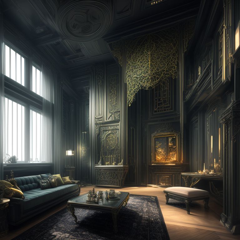 Gothic Interior Design Living Room