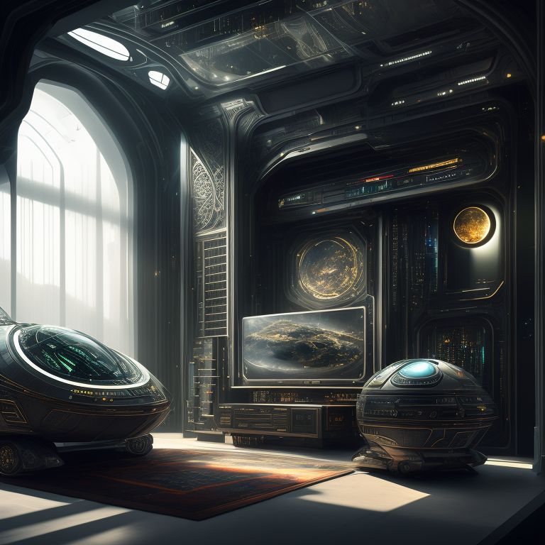 spaceship interior concept art