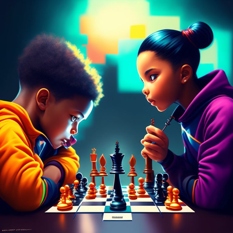 Kids Playing Chess Photos, Images and Pictures