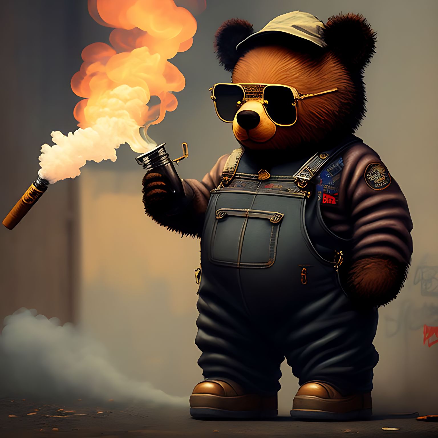 Smoke The Bear Animations