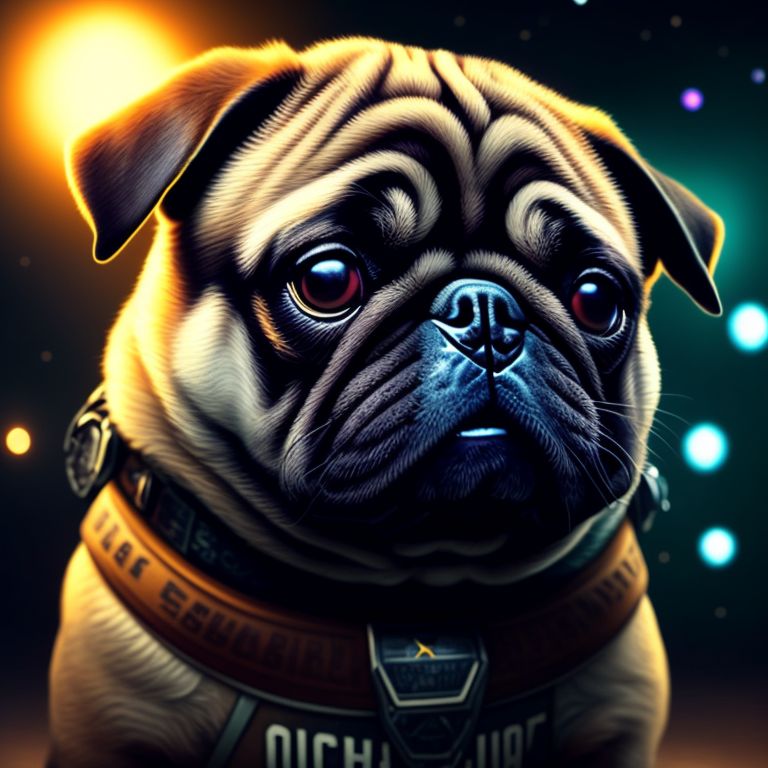 Ảnh chất lượng cao Background galaxy dog vào màn hình điện thoại của bạn