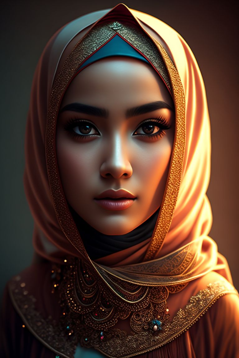 mealy-eland963: Beautiful woman with hijab, flat hijab