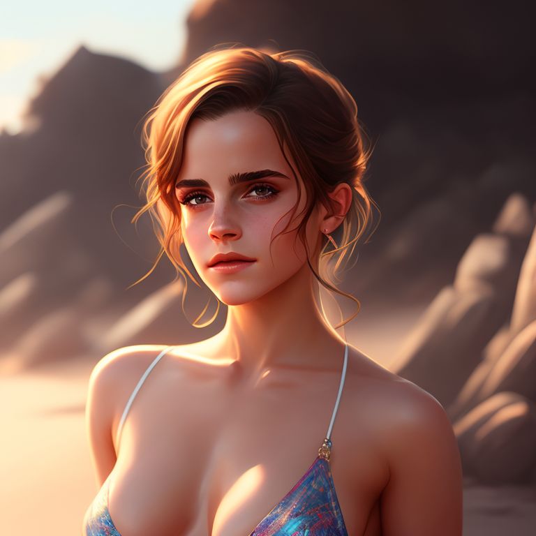 bulky-otter236: Emma Watson with Bikini