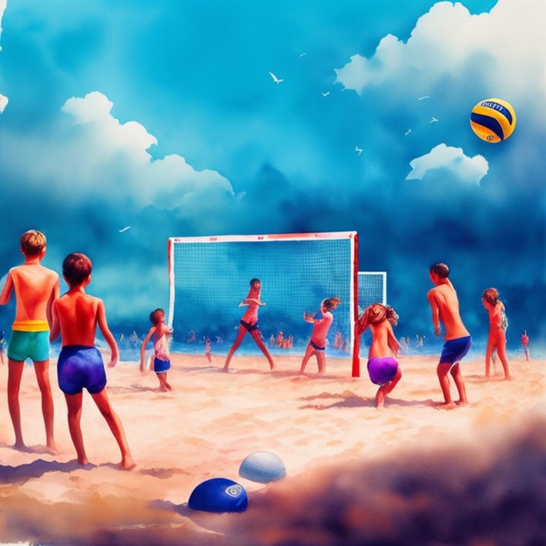 Chiêm ngưỡng nghệ thuật số đa dạng và sống động về những trận bóng chuyền trên bãi biển với Realistic digital art of children playing beach. Hình ảnh này sẽ đem lại cho bạn cảm giác vui tươi và hạnh phúc trong những ngày hè rực rỡ. Hãy cùng chia sẻ niềm đam mê bóng chuyền với những hình ảnh độc đáo này.