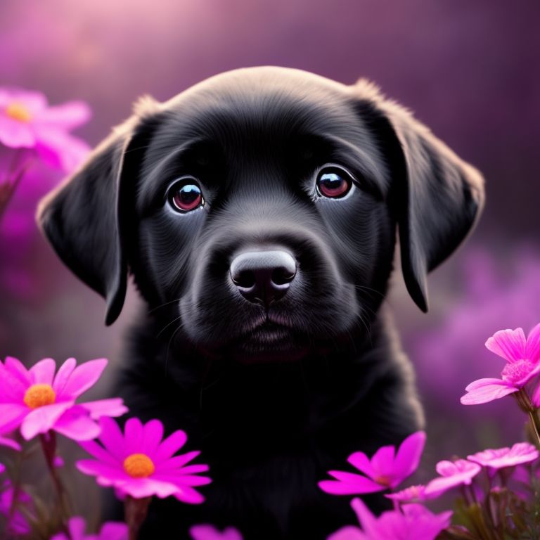 cutest black lab puppy ever