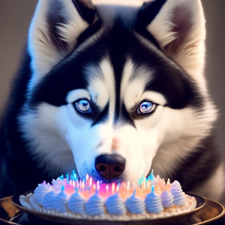 Siberian Husky Birthday Cake | atelier-yuwa.ciao.jp