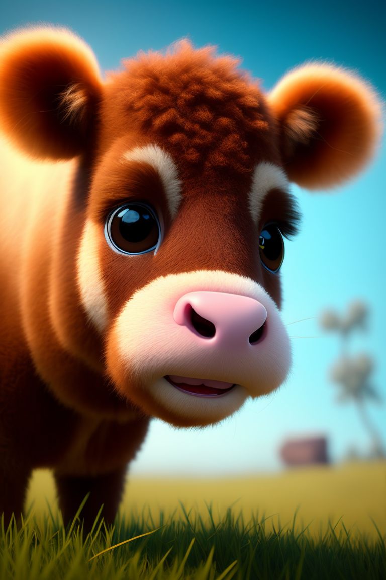 cute cow eyes