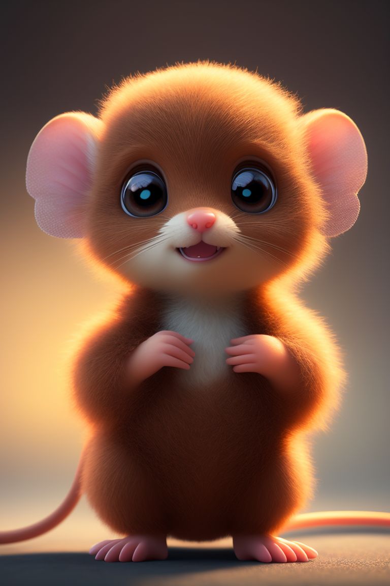 cute baby mouse cartoon