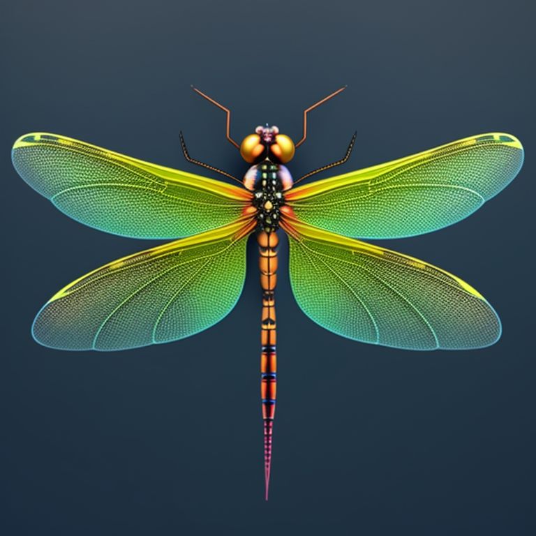 silent-pig590: A dragonfly with transparent wings and an elongated body.