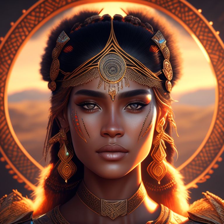 Max_Turbo: tribal beauty sun light