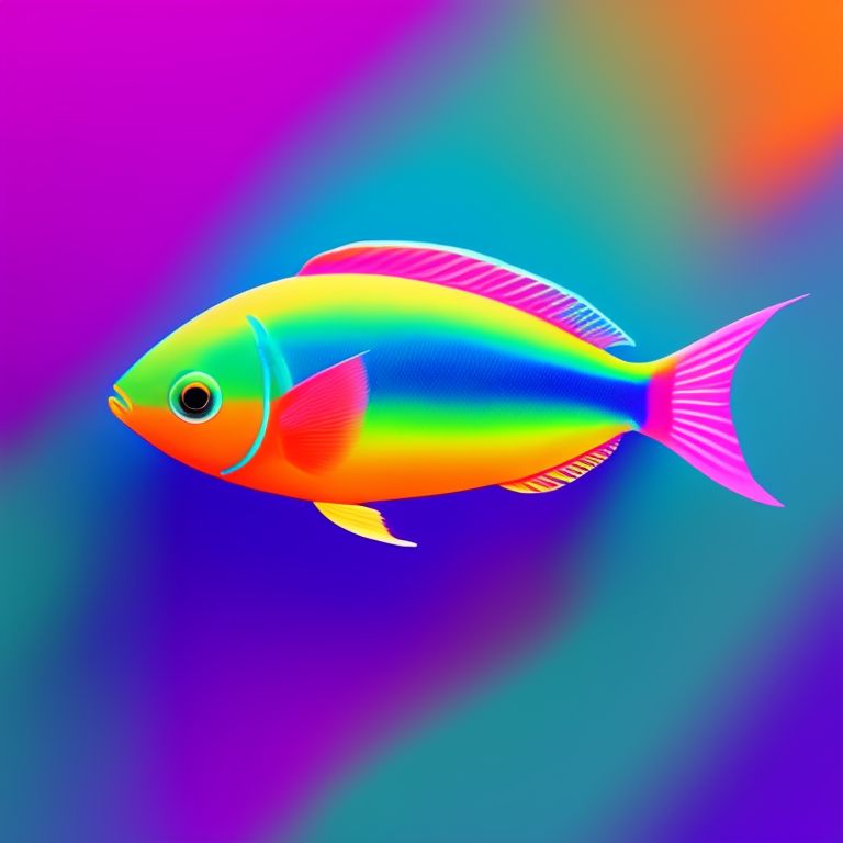 long-ram652: Draw me a tropical fish called a neon tetra