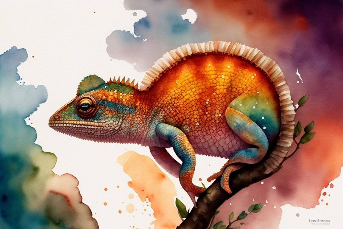 Artistro surprised me with their chameleon watercolors 