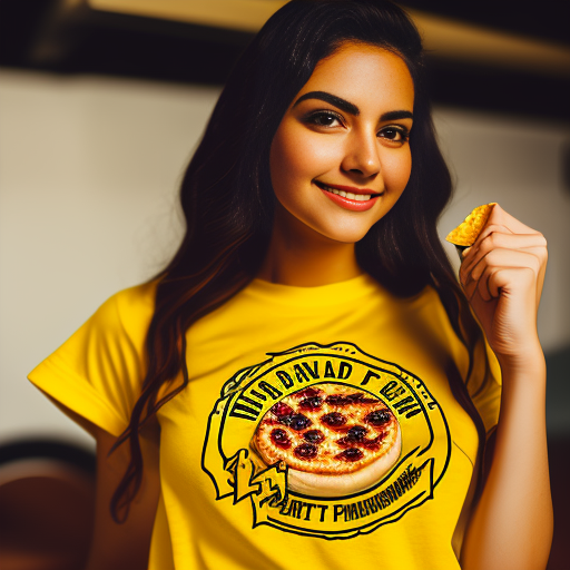 frugal-mink647: Pretty Girl wearing a yellow colored vintage t-shirt ...