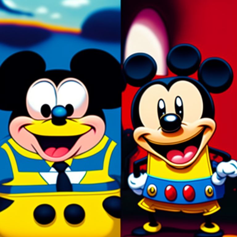 spongebob vs mickey mouse