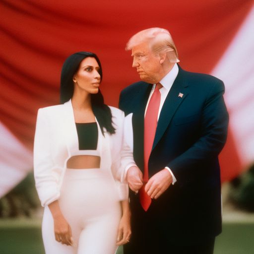 prompthunt: donald trump wearing white shirt and red tie