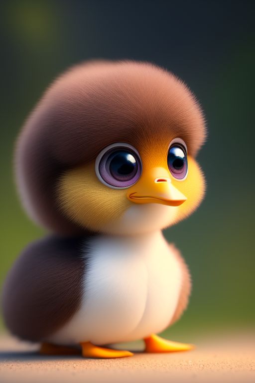 adorable baby duckling