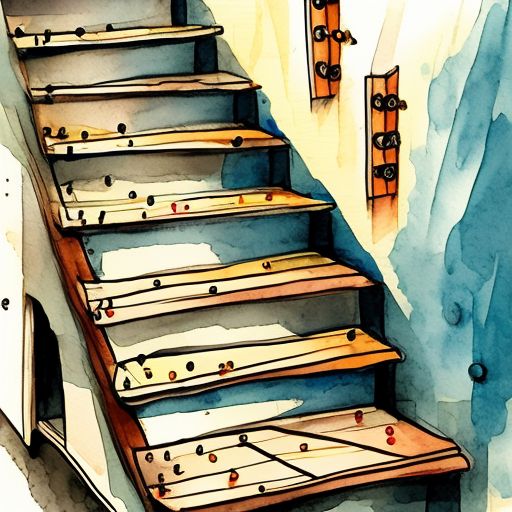 willingbee670 Stairs with tacks splinters and boards pulled up