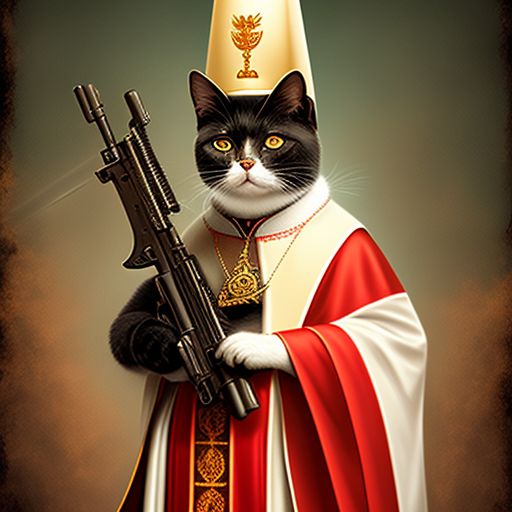 Cat 2024 pope costume