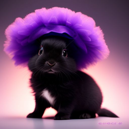 Black best sale rabbit baby