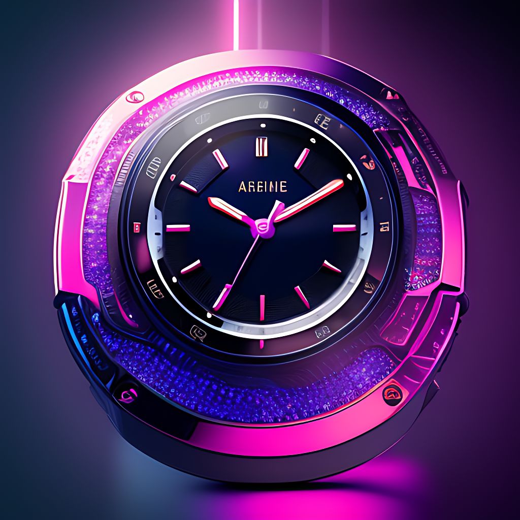 heathercooper Luxury wristwatch with visible gears, on a