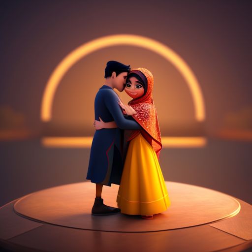 Disney Couple Hug