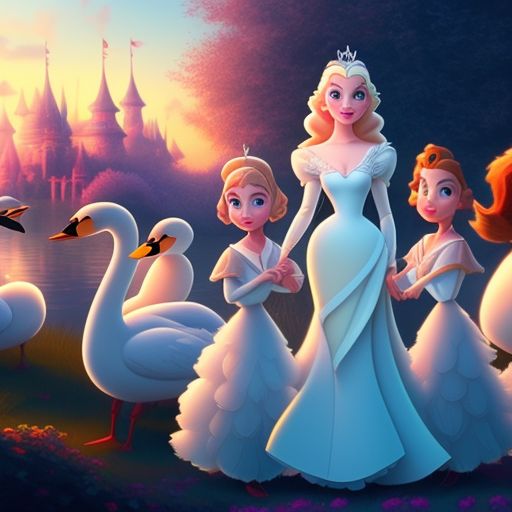 helpful-dog640: The fairy tale The Wild Swans. Princess Eliza. Eleven ...