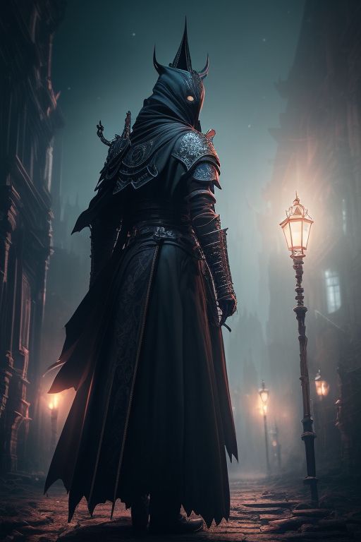 MasterxTH: bloodborne style city street with undead, dark fantasy ...