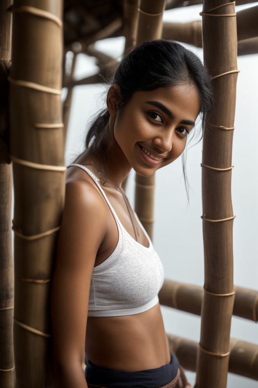 Zape Realistic Photo Of A Beautiful Indian Female Full Body 18 Years 