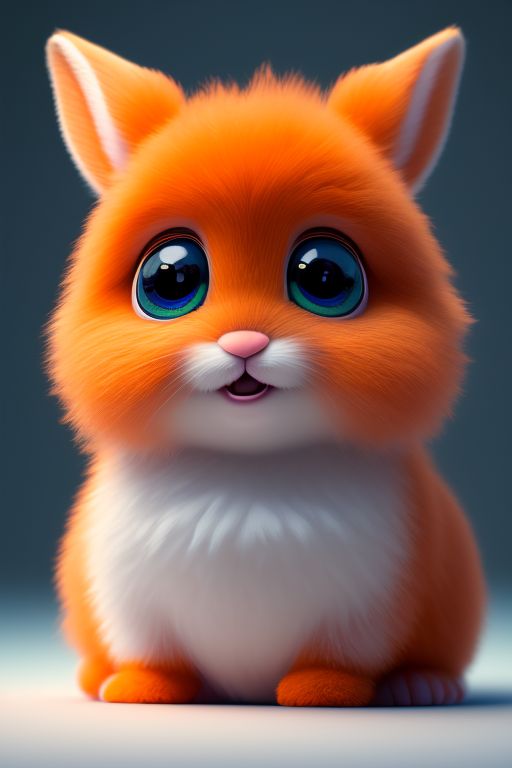 Orange Baby Bunny
