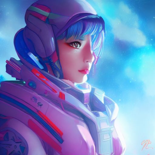 icy-gaur301: Space admiral anime girl