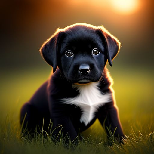 Labrador puppy hot sale black