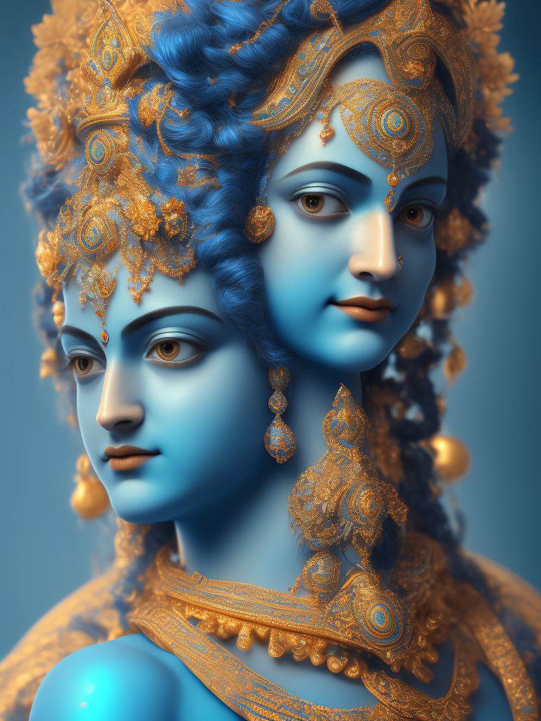 muffled-dove372: Blue Lord Krishna