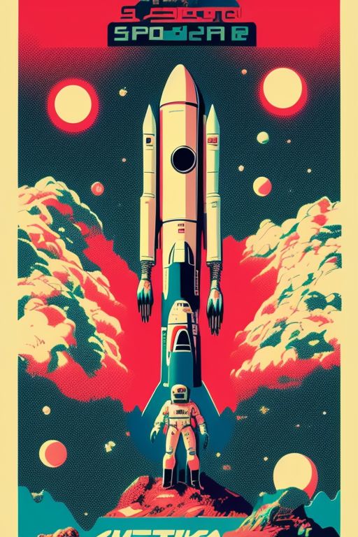 Sci Fi Space Rocket Design