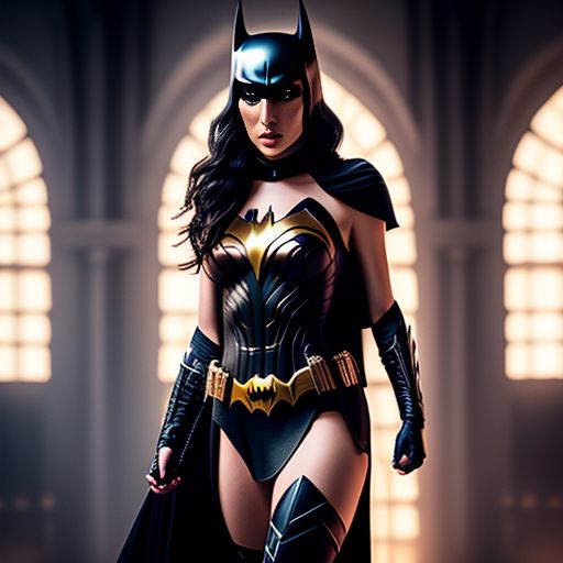 both-ape944: Gal gadot in full body batman costume