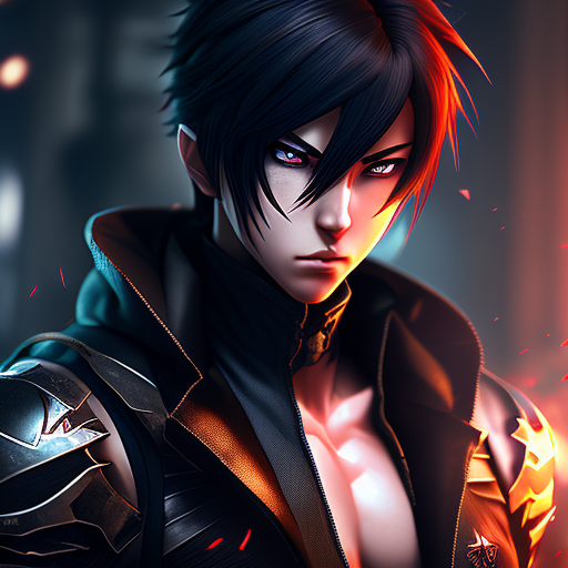 dense-crab678: badass anime male assassin