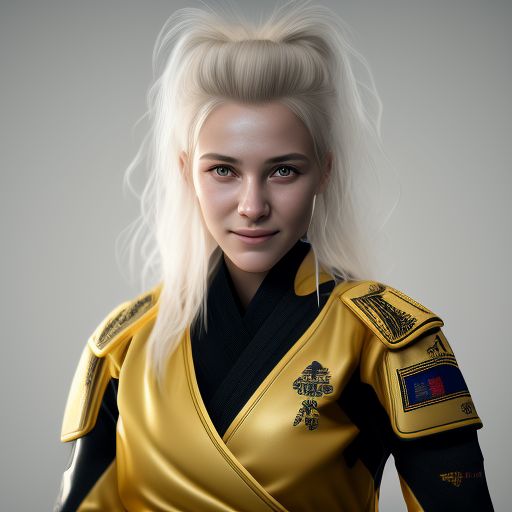 french-fish352: smiling, swedish blonde female martial artist